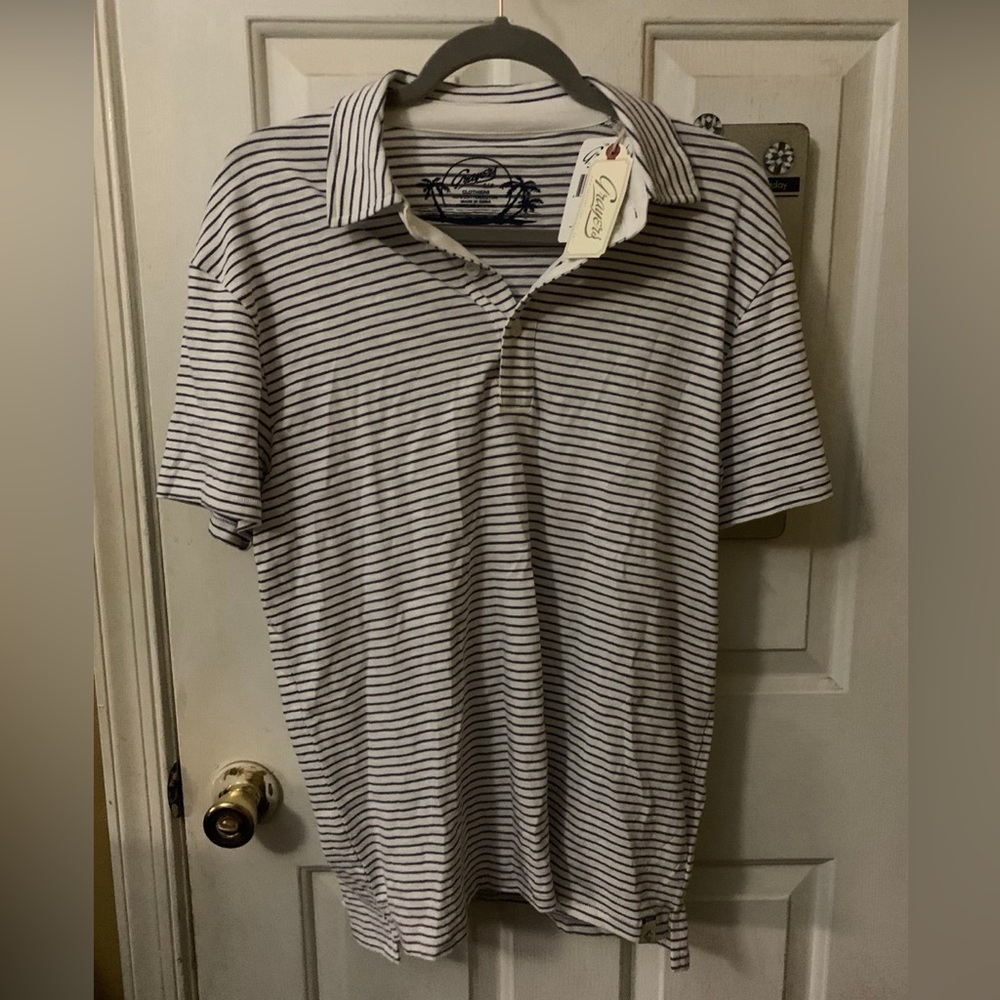 NWT Men’s Striped Polo Shirt